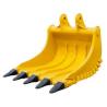 Buy cheap Durable Excavator Tilt Bucket / Cleaning Bucket , Earth Hard Rock Skeleton Bucket from wholesalers