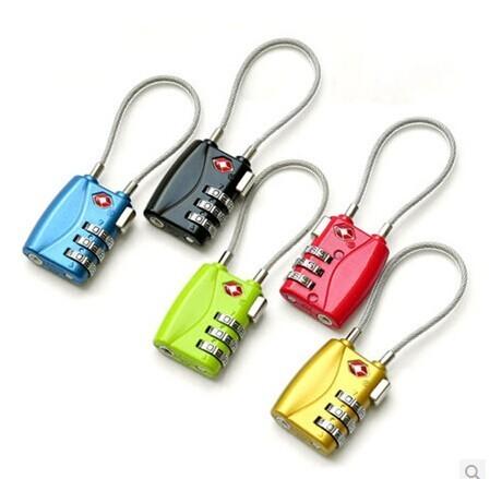 Buy cheap cable TSA 3-digit padlock from wholesalers