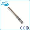 Buy cheap Solid Carbide End Mill HRC 55 , Plastic Cutting End Mills Air Oil Cooling Mode from wholesalers