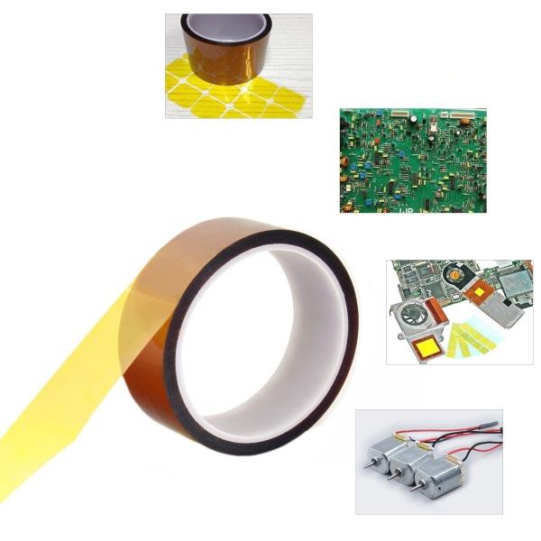Buy cheap Self Adhesive Tawny Kapton Polyimide Tape , Electric Task Kapton Polyimide Film Tape from wholesalers