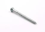 Interior Decoration Mild Steel Wood Screws Galvanized DIN571 With Hex Head