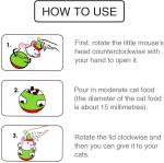 Cat Christmas Mouse Feeder Interactive Cat Toys Cat Puzzle Toy