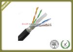 Outdoor Cat6 UTP Network Fiber Cable 0.56mm Copper Double Jacket 1000ft 23AWG