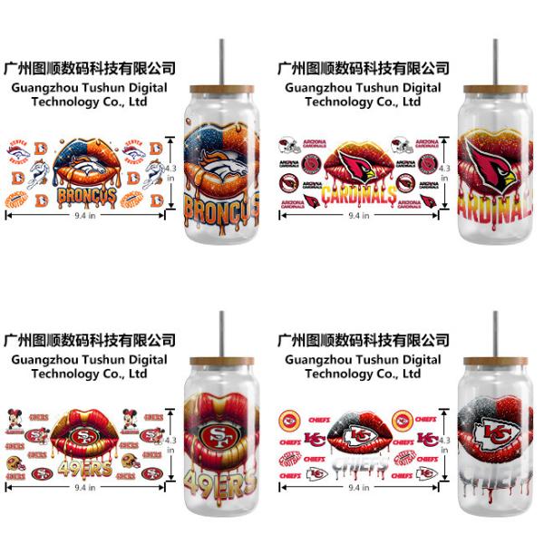 UVDTF packaging custom UV transfer stickers 20oz cup sleeves 40oz stickers DTF