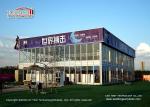 500sqm Thermo Roof Cube Structure Film Marquee Tent For Exhibition Hall