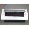 Buy cheap Smart Office Desktop Hidden Hydraulic Pop Up Power Socket Box 3* Universal power from wholesalers