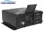 Side View Vehicle CCTV Camera 1080P Mobile DVR Truck DVR 3G 4G Wifi GPS Black