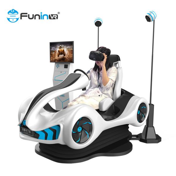 Buy cheap single seat 9d VR Racing Kart 9D VR Simulator Interactive Games Electric Platform from wholesalers