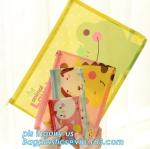 resealable clear vinyl pvc silder promotional zipper bag, Pen Bag with Slider