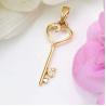 Buy cheap 18K Rose Gold White Gold Yellow Gold Key Pendant with Diamonds (GDN014) from wholesalers
