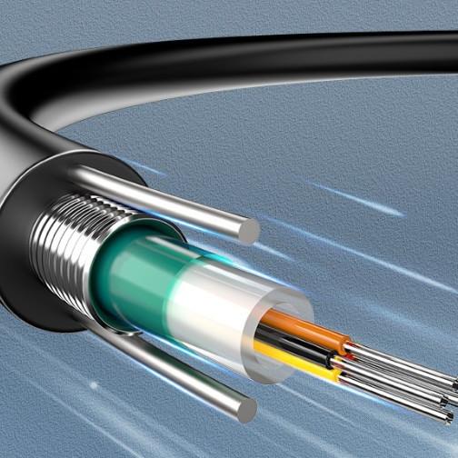 Buy cheap 2 4 6 8 16 24 Core Aerial Armoured Fiber Optic Cable Gyxtw Gyxtw53 Uni Tube Single Mode Communication Cable from wholesalers