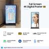 Buy cheap Full Screen 75inch Digital Signage Display , Floor Standing LCD Advertising Kiosk from wholesalers