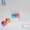 Buy cheap 15mm PS Clear Plastic Pill Bottles Container One Capsule from wholesalers