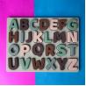 Buy cheap Non Toxic Silicone Early Educational Toys Movable Letter Puzzles For Kids from wholesalers