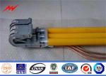 UL Listed Underground Copper Ground Rod 1mm/M Straightness 0.5mm 1.0mm Thickness