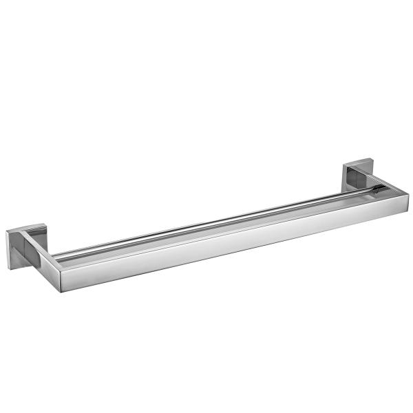 Buy cheap OEM Chrome 24 Inch Towel Bar Square SUS304 Heavy Double Bar Towel Rack from wholesalers