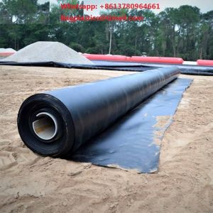 Buy cheap Standard HDPE Geomembrane Pond Liner 1.5mm Black Industrial Modern Design For Agricultural Irrigation Geomembrane Sheet Hdpe Fish Pond Liner from wholesalers