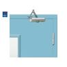 Buy cheap BS 180mins Fire Rated Hollow Metal Door For Residential House from wholesalers