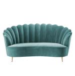 Buy cheap French classic lounge velvet fabric stainless steel leg luxury design for from wholesalers