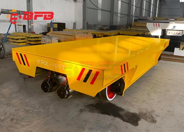 Quality Q235 Battery Powered Electric Rail Cart Industrial Material Handling for sale