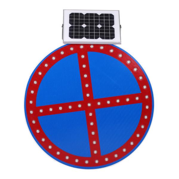 Buy cheap Traffic Safety use Ddurable 3W 600mm No Standing Road Sign Round from wholesalers