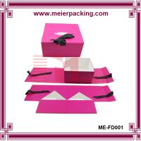 Buy cheap Professional low price sturdy Paper pink color CMYK printing baby gift box With product