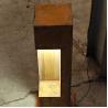 Buy cheap 10W Solar Bollard Garden Lights Powder Coated Or Rusty Finish Corten Steel from wholesalers
