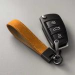 Lightweight Antiwear Jeep Leather Keychain Belt Loop Multi Color OEM