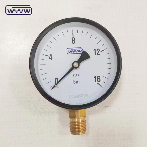 Buy cheap Chinese manufacturers High Quality Sale 6 inch 150mm 1.6MPa G1/2" Gaseous And Liquid Pressure Gauge from wholesalers
