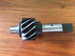 Custom steel shaft,gear shaft, transmission spare parts,straight gear, bevel