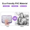 Buy cheap Purple waterproof durable lager capacity cosmetic bag with handle from wholesalers
