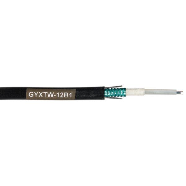 Buy cheap OEM Central Loose Tube Aerial Fiber Optic Cable GYXTW 2 - 24 Core High Performance (optical cable manufacturers) from wholesalers