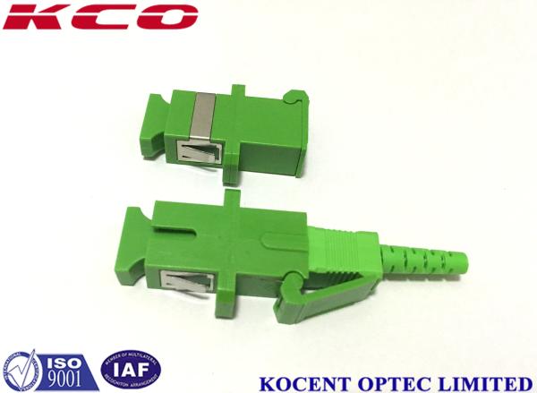 Buy cheap SC APC UPC Shutter Fiber Optic Adapters , FTTH GEPON Fiber Optic Connectors from wholesalers