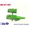 Buy cheap SC APC UPC Shutter Fiber Optic Adapters , FTTH GEPON Fiber Optic Connectors from wholesalers