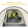Buy cheap Large Skylight 360×210cm Pop Up Camping Tent For Beach from wholesalers