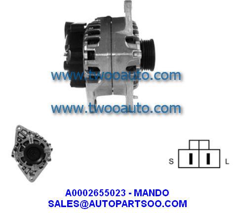 Buy cheap A0002655023 AB190147 - MANDO Alternator 12V 90A Alternadores from wholesalers