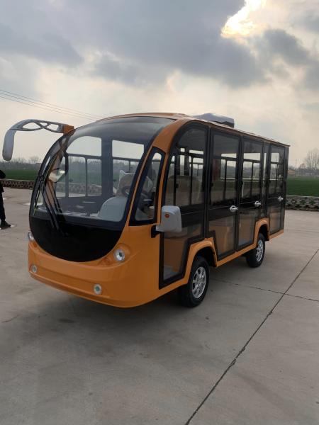 Buy cheap Mini Low Speed 20 Seater Disc Hydraulic Brake Electric Tourist Sightseeing Bus Tourist Attractions Reception Transportation from wholesalers