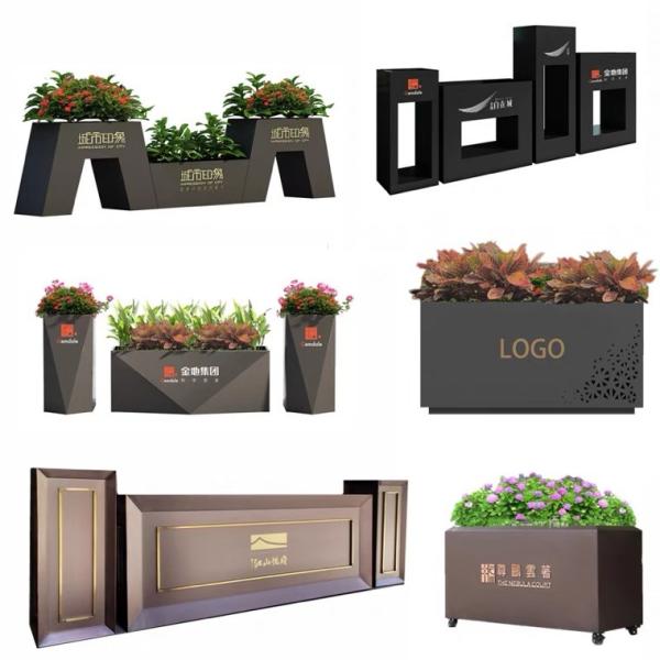 Buy cheap High Durability Stainless Steel Flowerpot Home Decoration Custom Color from wholesalers