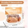 Buy cheap Bread Bags For Homemade Bread Reusable Zipper Sourdough Bread Bags To Keep Fresh Extra Large Bakery Bread Bags from wholesalers