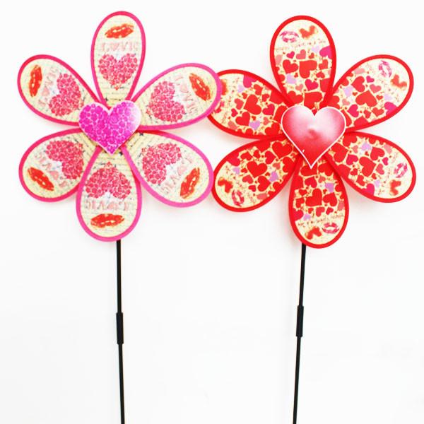 Buy cheap Valentine windmill Yard Stake hearts from wholesalers
