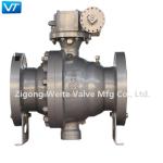 10" Class 600 Ball Valve Carbon Steel Trunnion Mounted Ball Valve Electric