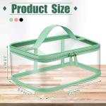 Organizer Clear Tote Travel Toiletry Compliant Bags Zipper Waterproof Makeup