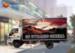 Truck Mobile 7D Simulator Cinema Movie Theater Equipment 220V 2.25KW