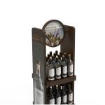 Metal Store Pop Pos Display Stand With Painting Varnishing Surface Treatment