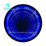 Wall Screw Fix Customized Shape Abyss Neon Mirror for Contemporary Indoor