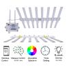 Buy cheap Low Heat Led Grow Lights / Led Flowering Grow Lights IP54 Rating B8-12S from wholesalers