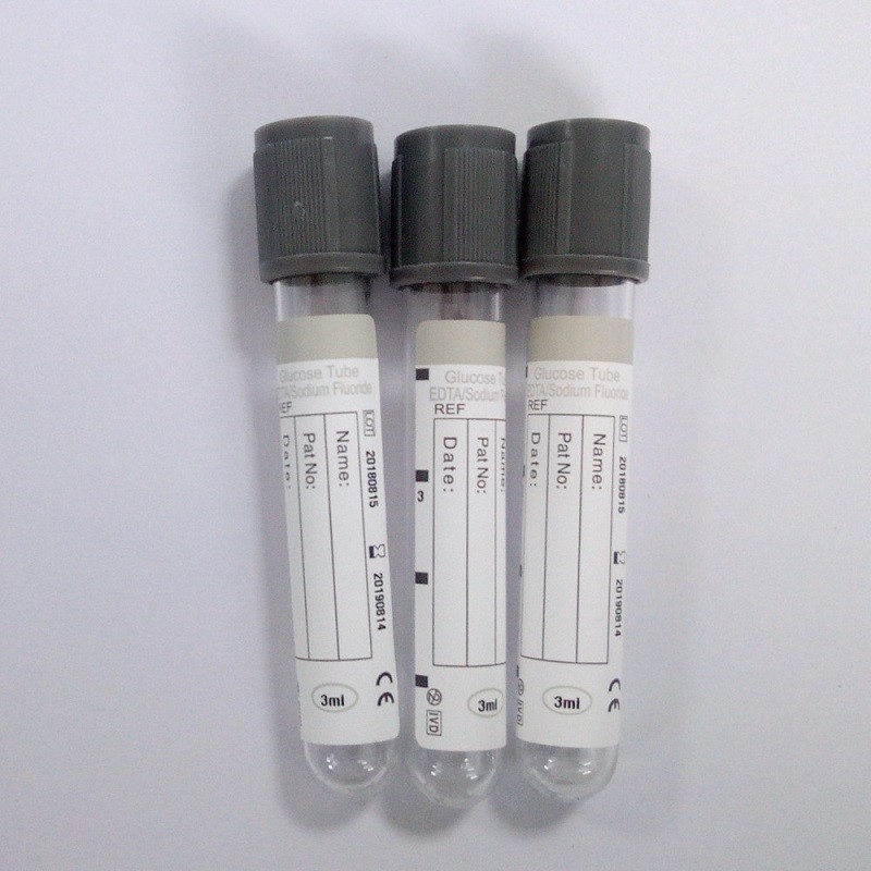 Chemical Test Vacuum Blood Glucose Collection Tube 1ml - 10ml