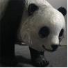 Buy cheap H80cm Life Size Fiberglass Panda Statue For Hotel Decoration from wholesalers