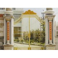 Buy cheap School / Villa Courtyard Cast Iron Door Anti Rust Coating Eco Friendly product