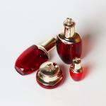 Screw Cap 25ml 150ml Crystal Cosmetic Glass Bottles